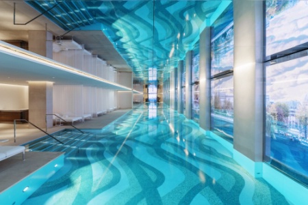 Le niveau -1 abrite une piscine de 30 mètres.