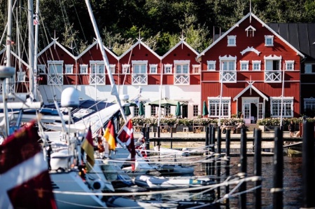 L'hôtel Dyvig Badehotel, à Nordborg (Danemark).