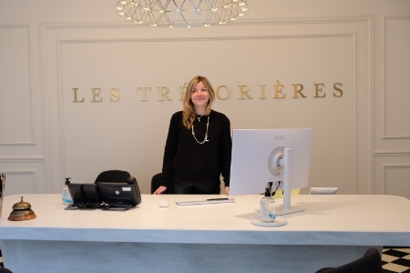 Marine Bouhour, gérante de l'hôtel Les Trésorières à Tours.