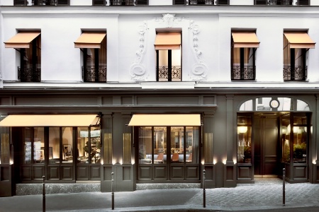 Façade du futur hôtel Maison ELLE, à deux pas de l'Arc de triomphe, à Paris. Façade du futur hôtel Maison ELLE, à deux pas de l'Arc de triomphe, à Paris.