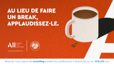 L'espace Wojo est ouvert du 16 au 20 mai pendant les internationaux de tennis de Roland Garros.
