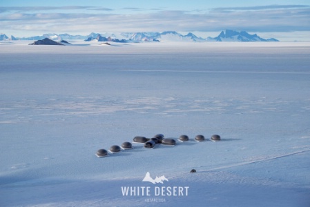 Echo, le nouveau camp de White Desert en Antarctique.