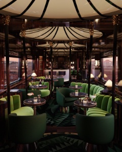 Le bar de l'Orient Express.