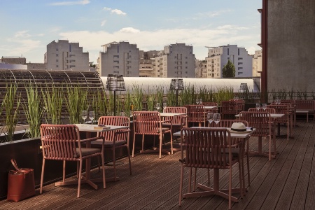 La terrasse.