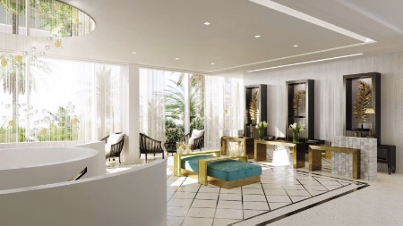 Réception du futur hôtel Victoria à Nice.