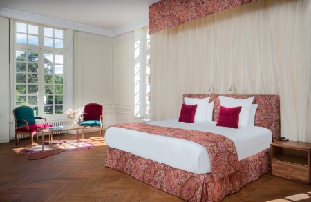 L'hôtel se compose de chambres classiques de 25 m² et de suites familiales de 80 m².