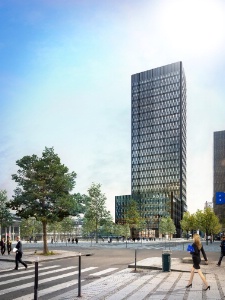 La tour To-Lyon, actuellement en construction.