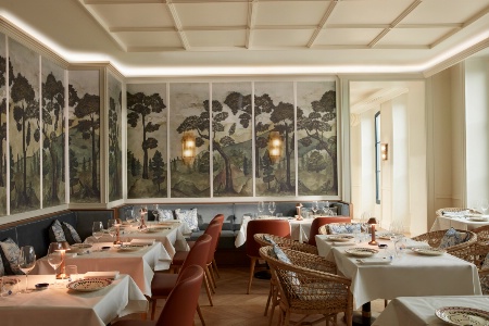Le restaurant du chef Dani García, la Chambre bleue.