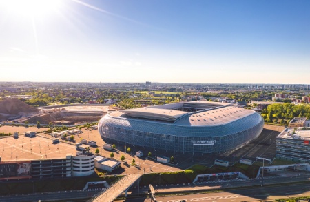 Le stade Pierre Mauroy de Lille (Nord). Le stade Pierre Mauroy de Lille (Nord).