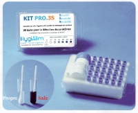 L’un des tests de contrôle de Hygialim.