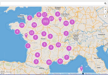 Capture d'écran du site www.alim-confiance.gouv.fr.