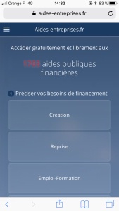 www.aides-entreprises.fr référence les aides publiques aux entreprises.
