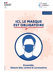 Le port du masque est une condition d'accès des personnes dans tous les établissements recevant du public. Le port du masque est une condition d'accès des personnes dans tous les établissements recevant du public.