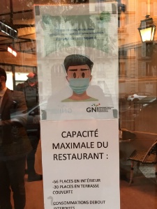 Le restaurateur doit afficher la capacité d'accueil de son établissement Le restaurateur doit afficher la capacité d'accueil de son établissement
