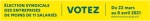 Élection syndicale des entreprises de moins de 11 salariés