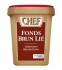 Après le Jus de Veau Lié, CHEF® lance le Fonds Brun Lié en boîte 1,2kg