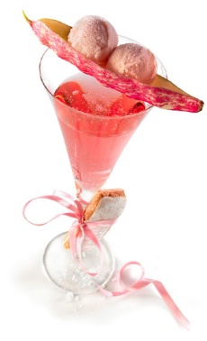La glace au biscuit rose de Reims.