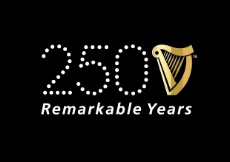 Le logo des 250 ans de Guinness.