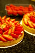 Tarte aux fraises.