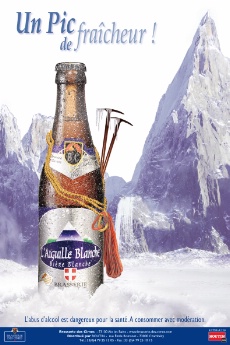 Aiguille Blanche de la Brasserie des Cîmes. Aiguille Blanche de la Brasserie des Cîmes.