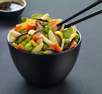 Wok de légumes exotiques aux shiitakés pour d'aucy FoodServices