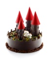 Jean-François Piège et Ludovic Chaussard créent une bûche en forme  de forteresse médiévale