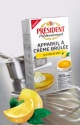 Une crème brûlée avec une pointe de citron de Sicile pour Président Professionnel