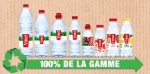 Toutes les gammes PET Vittel sont conditionnées