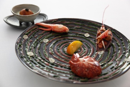 Homard Roti Sur Carapace Tete Farcie Aux Tomates Girolles Et