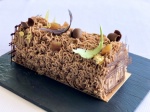 La bûche chocolat, noisette et marron de l'Hôtel de Paris Monte-Carlo