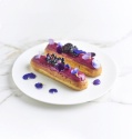 Éclair à la mûre