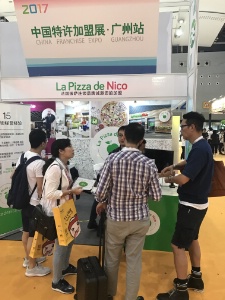 La Pizza de Nico a participé à un salon de la franchise fructueux à Canton.