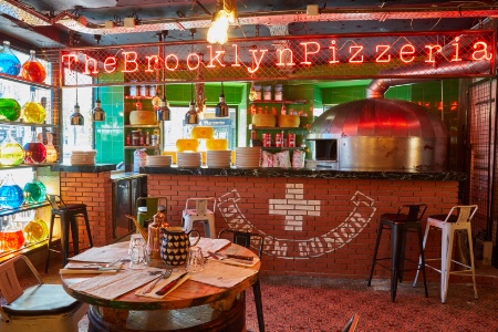 A l'entrée, le coin des pizzaïolos.