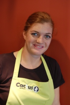 Gwenaelle David, associée et gérante du premier point de vente de Cactus.