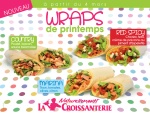 Les Wraps sont de retour à La Croissanterie
