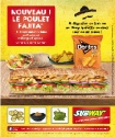 Les restaurants Subway à l'heure mexicaine avec le Poulet Fajita