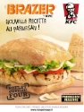 Le sandwich Brazer de KFC s'agrémente de parmesan pour l'été