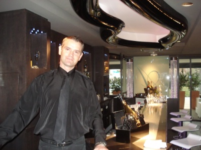 Marc Pili, responsable du restaurant L'Absolutly Lounge, business center de la Cité Internationale de Lyon