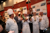 Olivier Gatille et son commis Jérôme Poulet, les Français vainqueurs du Mondial du Pain.