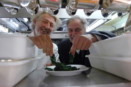 Pierre Gagnaire et Hervé This. Pierre Gagnaire et Hervé This.