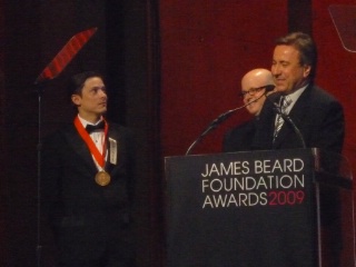 Daniel Boulud et Pierre Siue, directeur des opérations à Daniel.