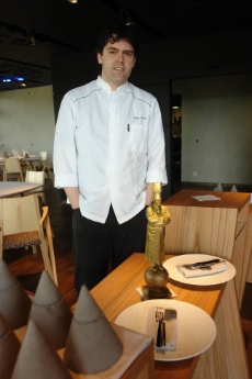 Serge Vieira et son Bocuse d'Or. Serge Vieira et son Bocuse d'Or.
