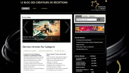 Un blog créé comme vitrine de l'association Un blog créé comme vitrine de l'association