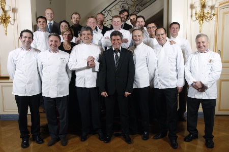 Les chefs autour de Michel Roth. Les chefs autour de Michel Roth.