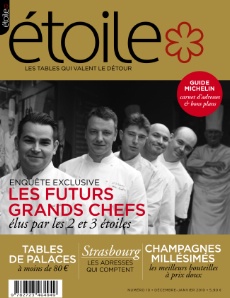 Etoile, le magazine du guide Michelin, publie une enquête exclusive sur les futurs grands chefs dans son numéro de décembre-janvier 2010.