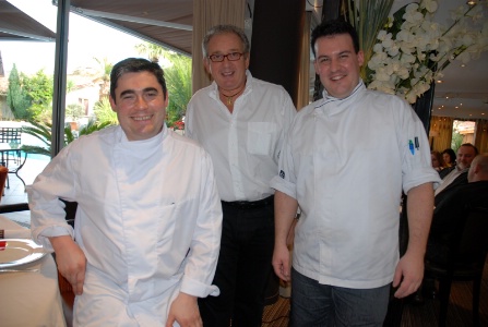 De g. à d., Stéphane Carrade, Patrick Malvaës patron de la Guérinière, Antony Serra, chef adjoint De g. à d., Stéphane Carrade, Patrick Malvaës patron de la Guérinière, Antony Serra, chef adjoint