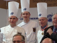 Jérôme Jaegle, son commis Yannick Gallet et Christian Têtedoie.