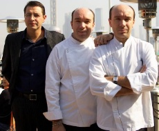 Olivier Château, Jacques et Laurent Pourcel.