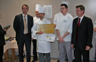 Remise des prix au lauréat, Frédéric Labourdette