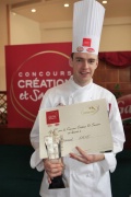 Arnaud Faye, lauréat du premier concours Création et Saveurs.